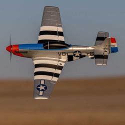 HobbyZone P-51D Mustang 450mm RTF with SAFE - DAMAGED BOX