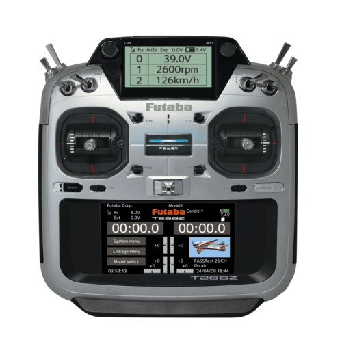 FUTABA ・ パイロット アシスト リンク 【新品・未使用】 Futaba 26SZA 26Ch Transmitter with Telemetry R7208SB RX - RMRC