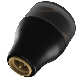 TrueRC Stubby Core 5.8GHz LHCP SMA Gray Antenna