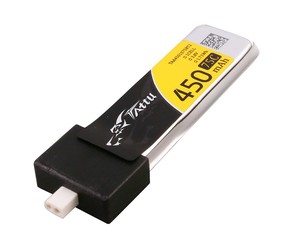 Tattu 450mAh 1S 75C 3.8V High Voltage Lipo Battery Pack with BT 2.0 Plug (5pcs)