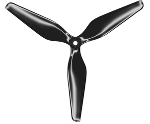 Master Airscrew 3MR Series - 3-Blade 6x3.2 Propeller (CW) Rev./Pusher Black