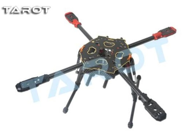 Tarot 650 Sport Carbon Quad Frame - Retractable Landing Gear - RMRC