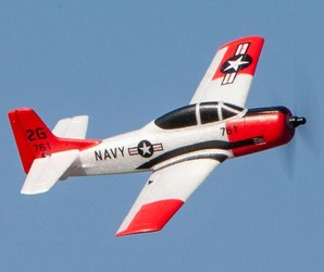 RageRC T-28 Trojan Micro RTF Airplane with PASS (Pilot Assist Stability Software) System