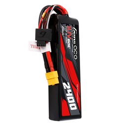 Gens Ace 2400mAh 3S1P 60C 11.1 V G-Tech Lipo Battery Pack with XT60 Plug