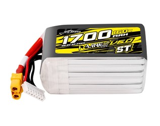 Tattu R-Line Version 6.0 1700mAh 6S 160C 22.2V with XT60 Lipo Battery