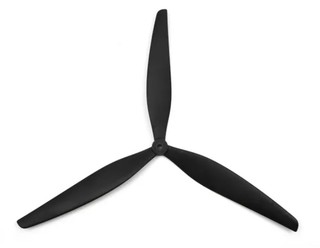 HQProp 18X9X3 (1CW+1CCW) Black-Glass Fiber Reinforced Nylon