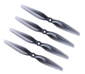 HQProp 7X4.5 2-Blade Propeller (Set of 4) Light Grey