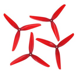 HQProp 7X3.5X3 V1S (2CW+2CCW) - Polycarbonate Red