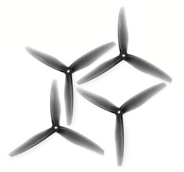 Gemfan 7050 Hurricane PC 3 Blade - Clear Gray (Set of 4)