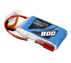 Gens Ace 800mAh 2S 7.4V 45C Lipo Battery Pack with JST-SYP Plug