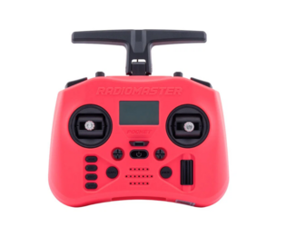 RadioMaster Pocket Crush Edition Radio Controller ExpressLRS (ELRS 2.4GHz) Red, Mode 2