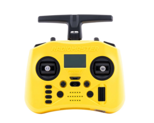 RadioMaster Pocket Crush Edition Radio Controller ExpressLRS (ELRS 2.4GHz) Yellow, Mode 2