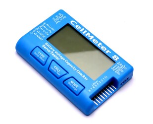 CellMeter-8 Battery Capacity (Voltage) Checker and Servo Tester