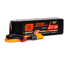 Spektrum 22.2V 3200mAh 6S 30C Smart G2 LiPo Battery: IC5