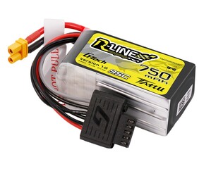 Tattu 750mAh 4S 95C 14.8V R-Line G-tech Lipo Battery Pack with XT30 Plug
