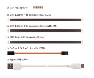 Holybro PIX32 V6 Standard Baseboard Cable Set