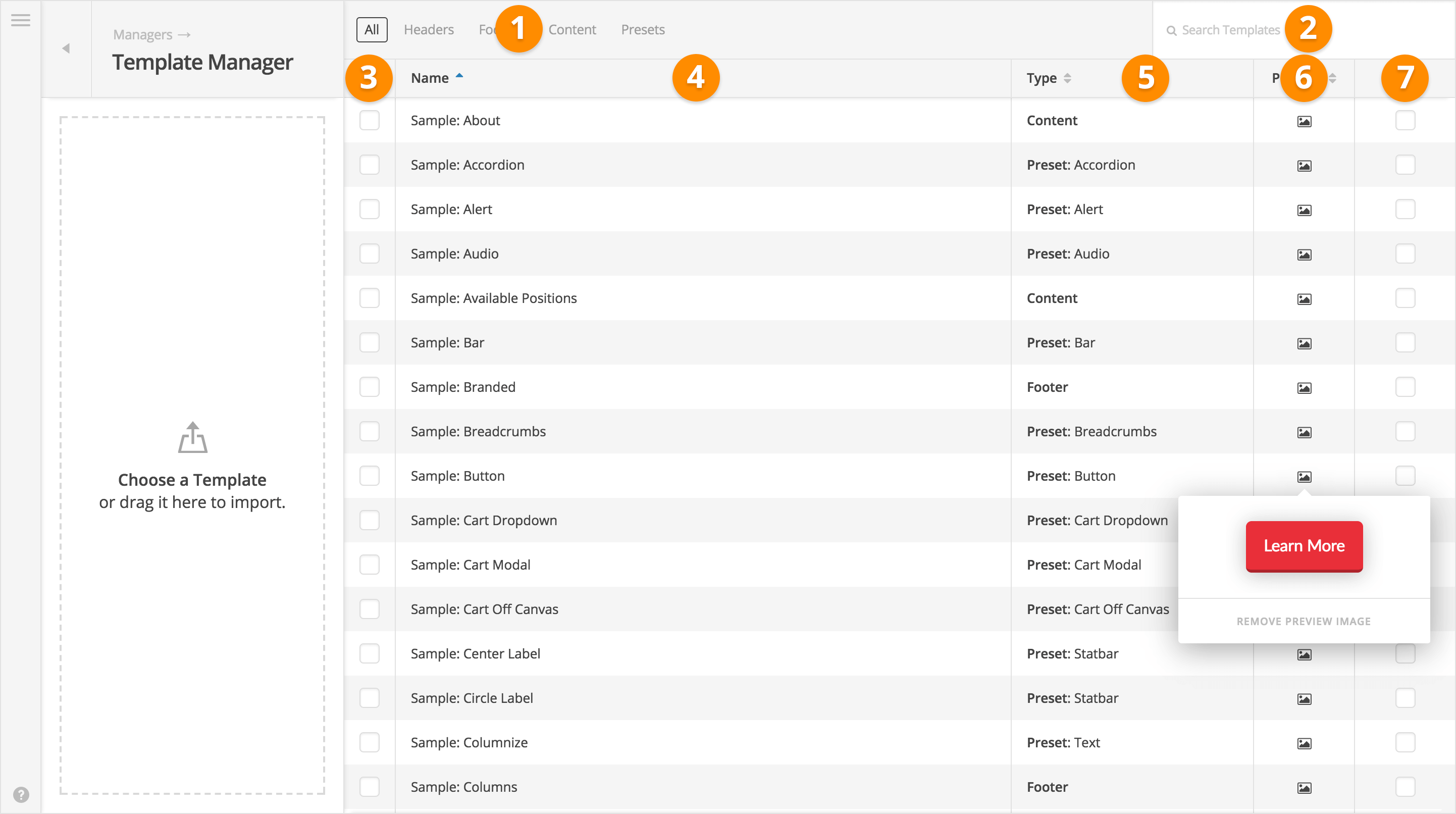 Template Manager