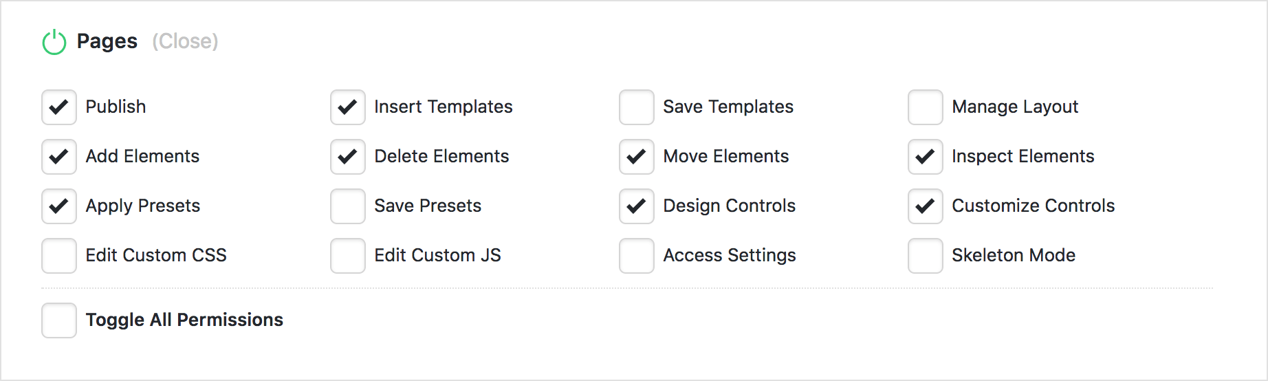 Permissions Manager