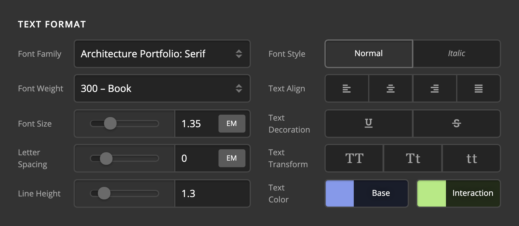 Control Layout Update