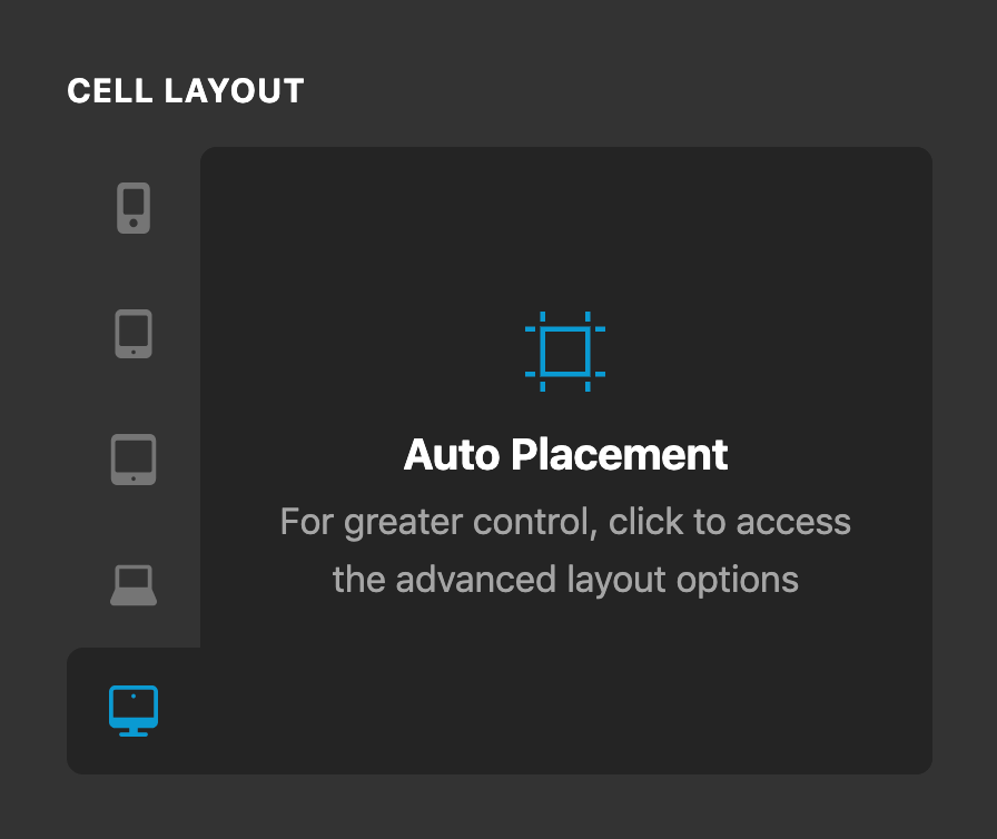 Cell Layout