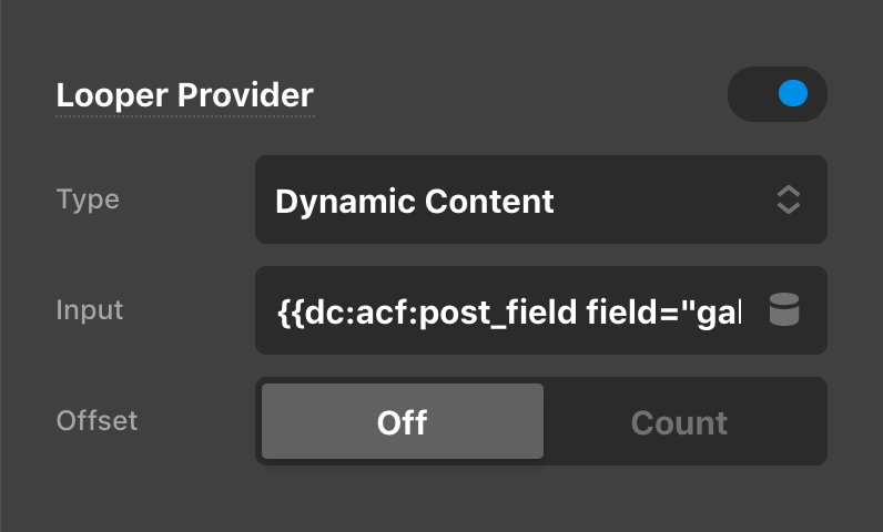 ACF Pro Dynamic Content and Looper Example