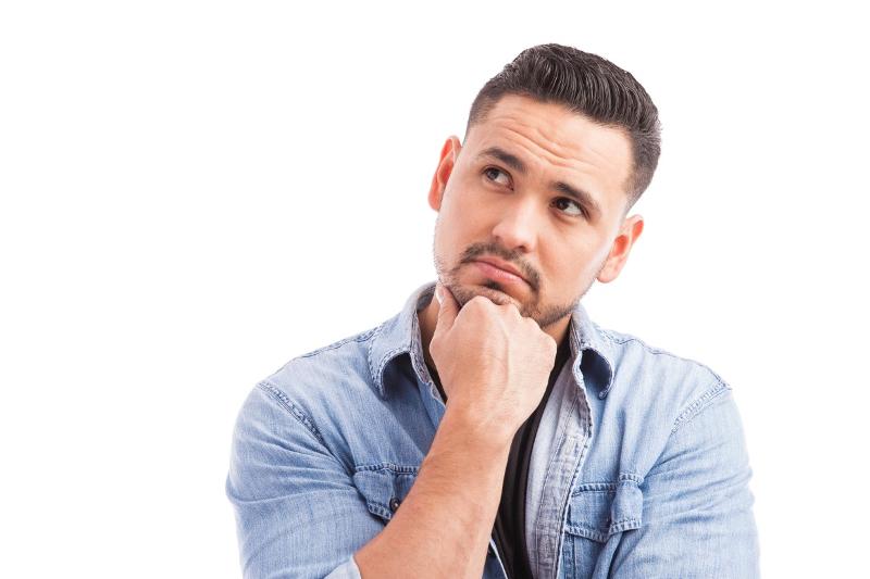 man thinking