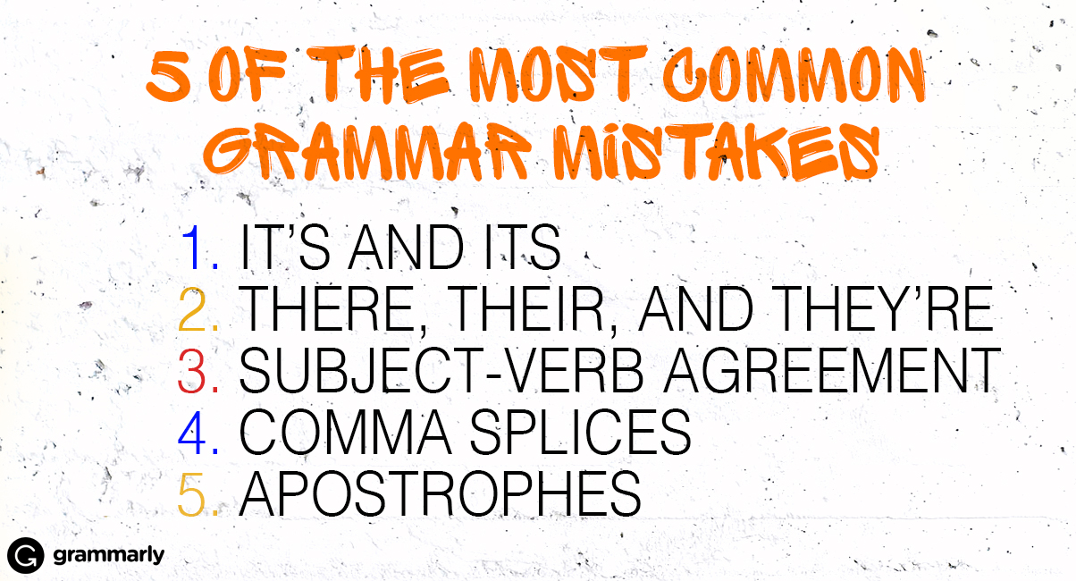 Common Grammar Mistakes In Essay Writing