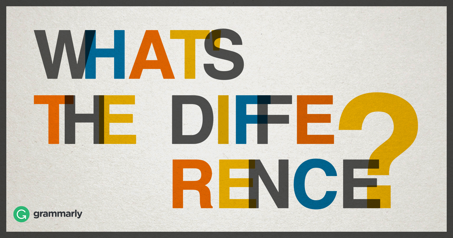 What's the difference?