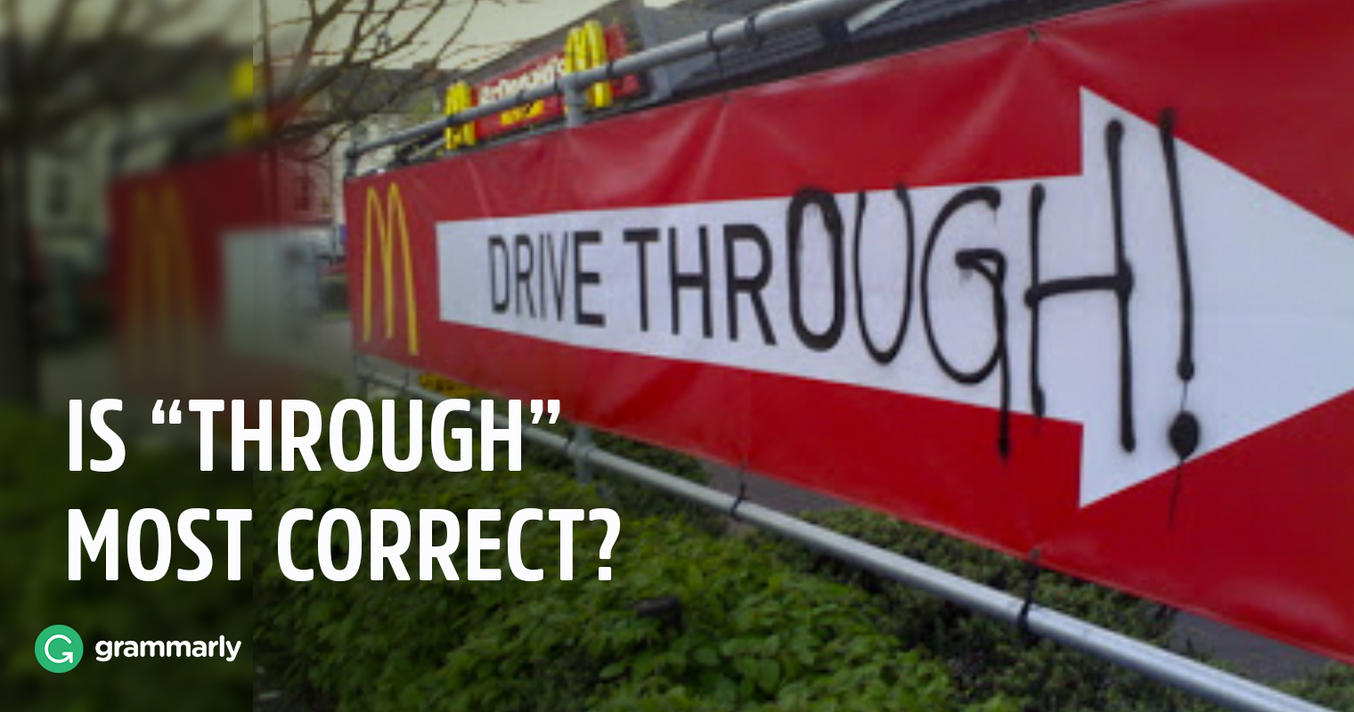 Thru vs. Through—Which Is Right? image