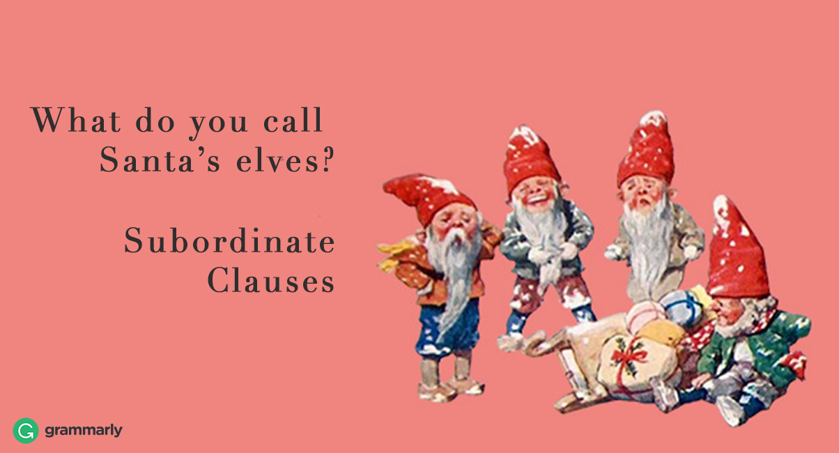 Subordinate clauses