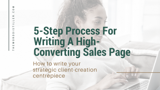 5-Step Process For Writing A High-Converting Sales Page