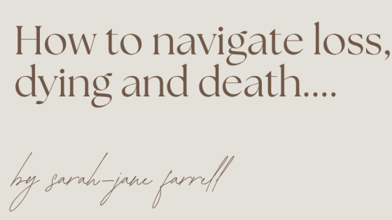 Are you willing to let who or what is ready to die, die — with tenderness?