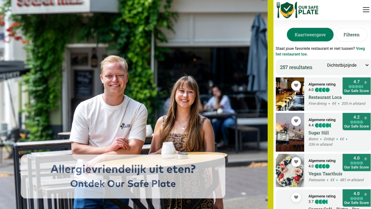 Allergievriendelijk uit eten? Our Safe Plate helpt je restaurants ontdekken