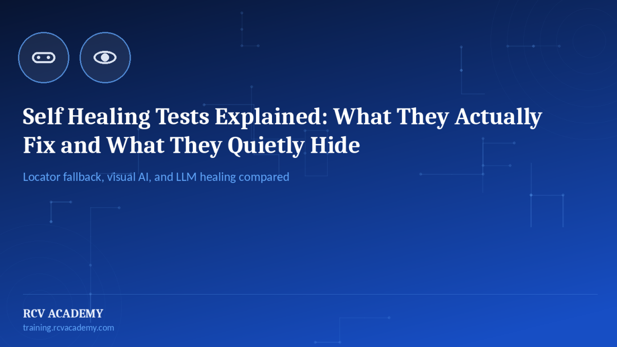 Self Healing Tests Explained: What They Actually Fix and What They Quietly Hide