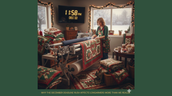 Why the December Deadline Rush Affects Longarmers More Than We Realize