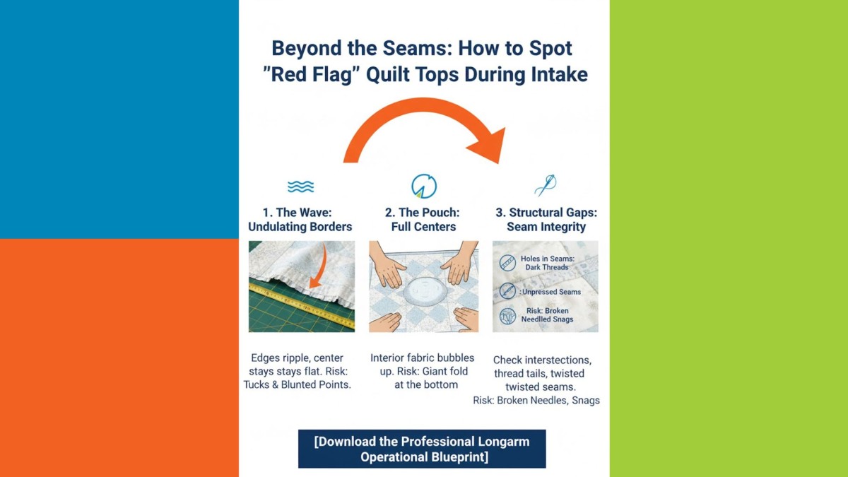 Beyond the Seams: How to Spot “Red Flag” Quilt Tops During Intake