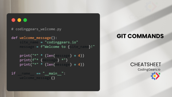 Git Commands - Cheat Sheet