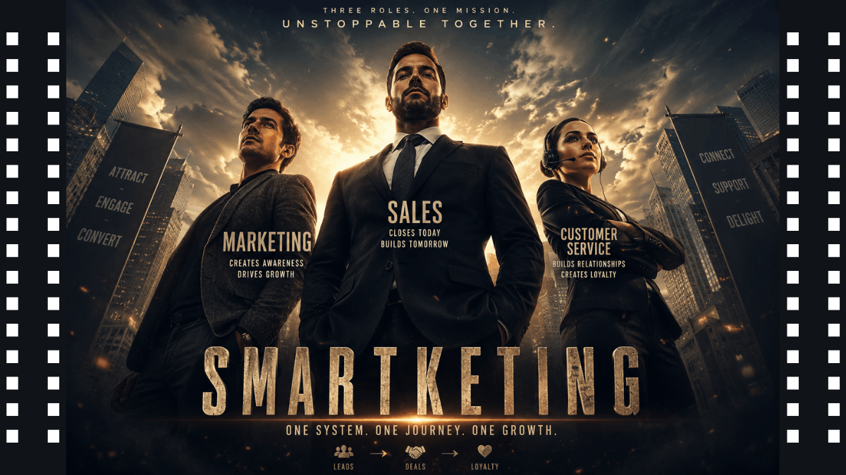 Smarketing: جمع التسويق والمبيعات في اطار عمل واحد شامل