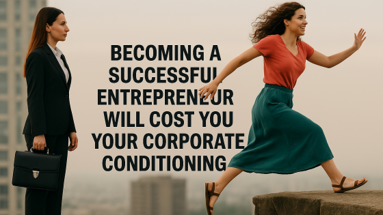 Becoming a Successful Entrepreneur Will Cost You Your Corporate Conditioning