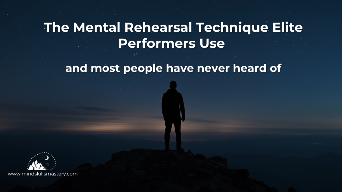 The mental rehearsal technique elite performers use — and most people have never heard of