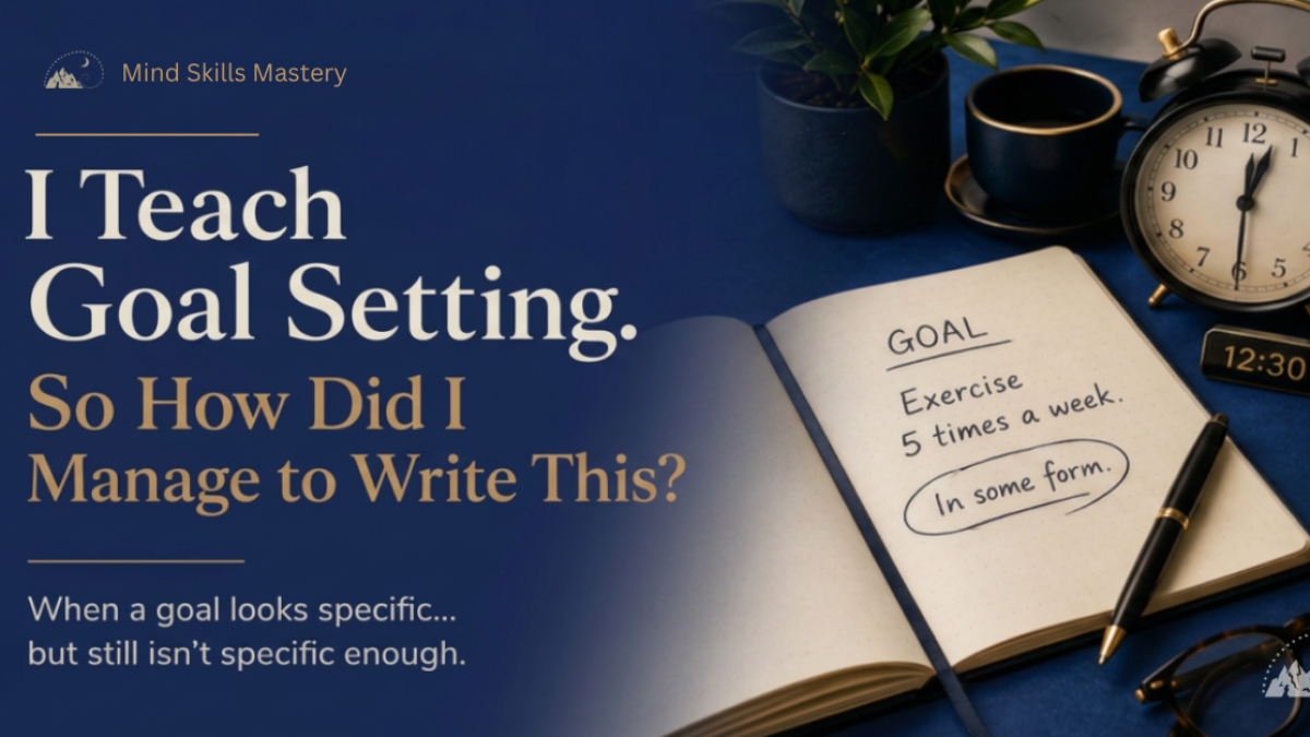 I Teach Goal Setting. So How Did I Manage to Write This?
