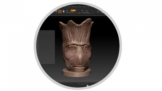 Making allowances for sculpting in ZBrush in relation to 3D Printing
