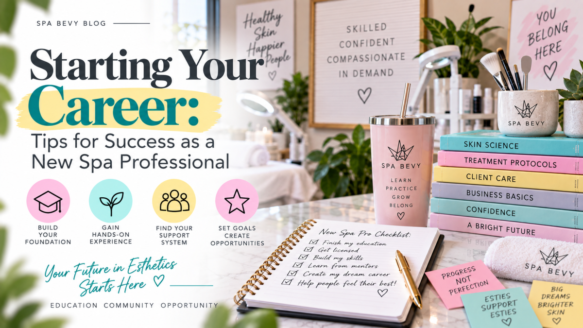 Starting Your Career: Tips for Success as a New Spa Professional