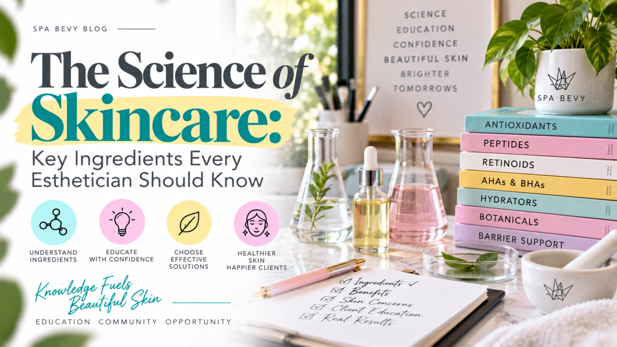 The Science of Skincare: Key Ingredients Every Esthetician Should Know