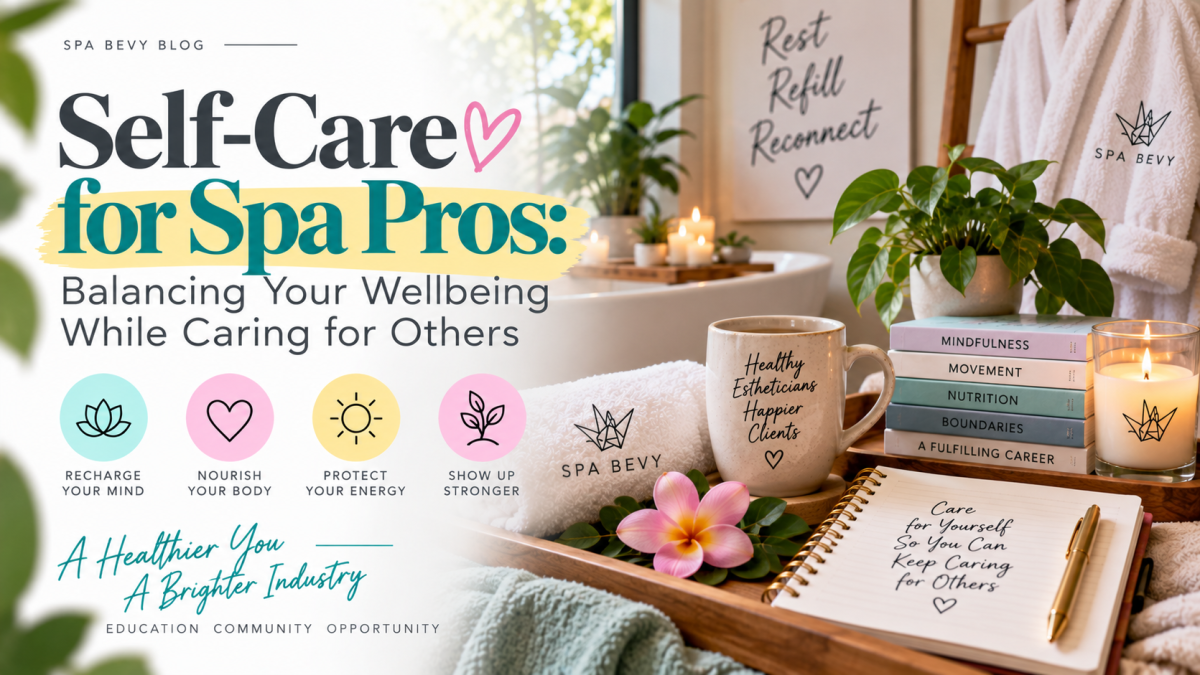Self-Care for Spa Pros: Balancing Your Wellbeing While Caring for Others