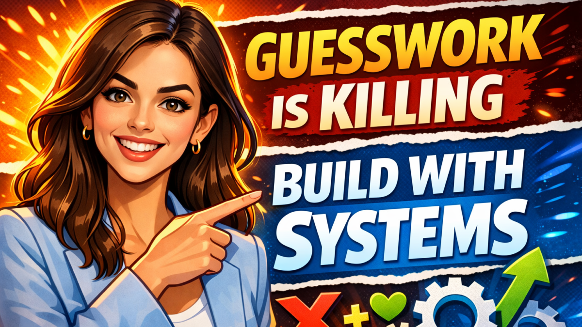 Building With Systems: Why Guesswork Is Killing Your Business (And What to Do Instead)
