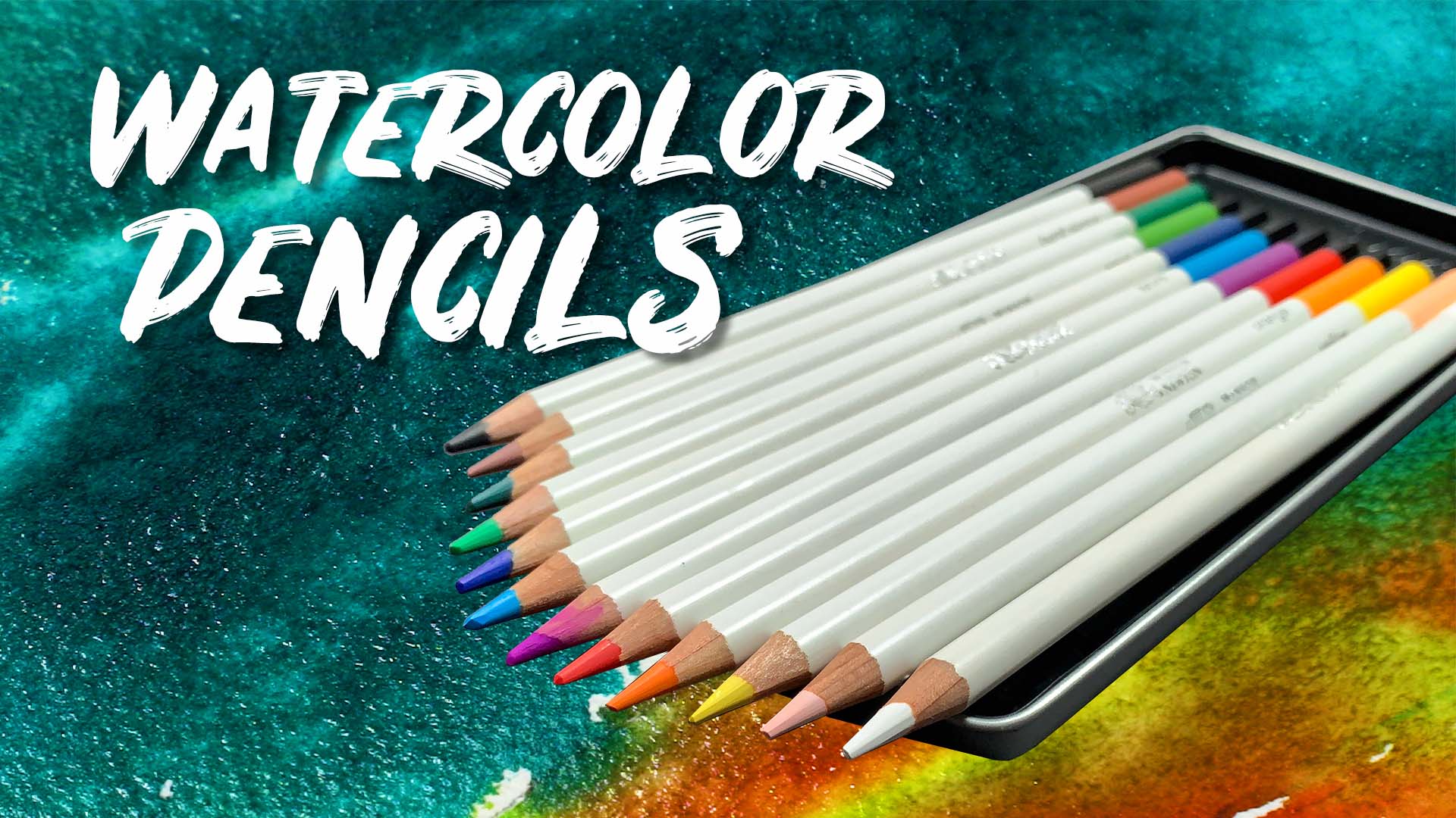 Six Easy Techniques for Watercolor Pencils.