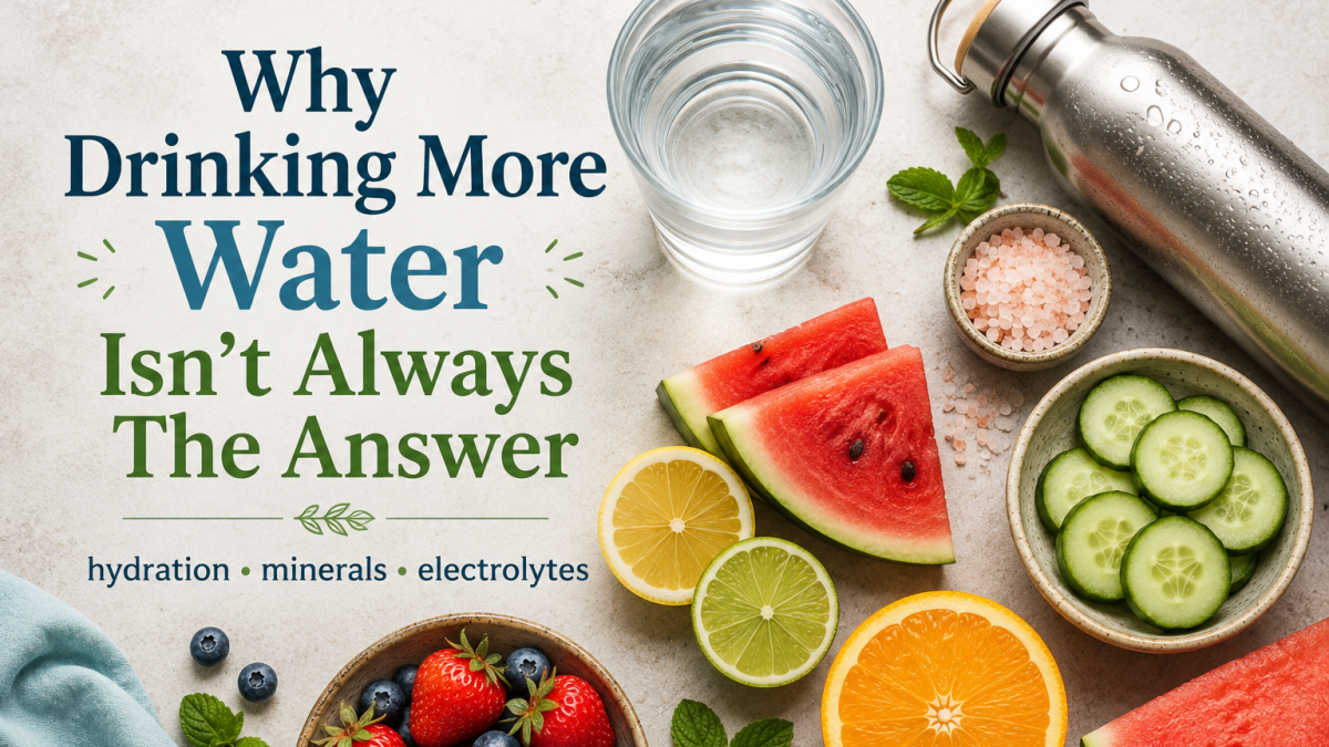 Why Drinking More Water Isn't Always the Answer
