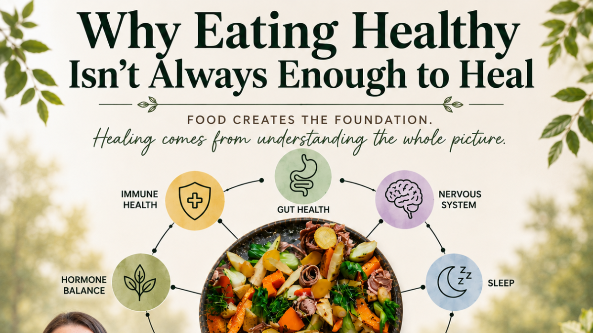 Why Eating Healthy Isn't Always Enough to Heal | A Root Cause Perspective