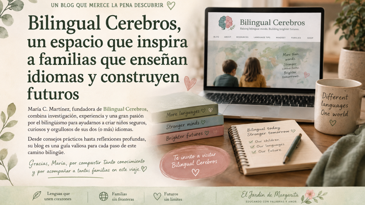 🌍 Un blog que merece la alegría descubrir si educas hijos bilingües
